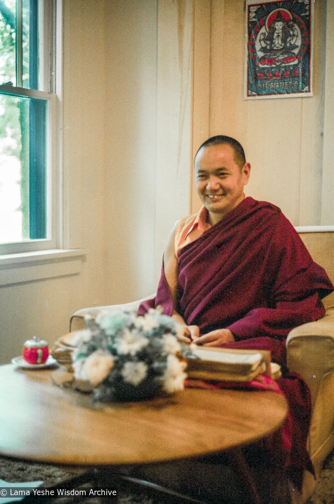 (17803_ng-3.TIF) Lama Yeshe, Madison, Wisconsin, 1975. Morgan Groves (photographer)