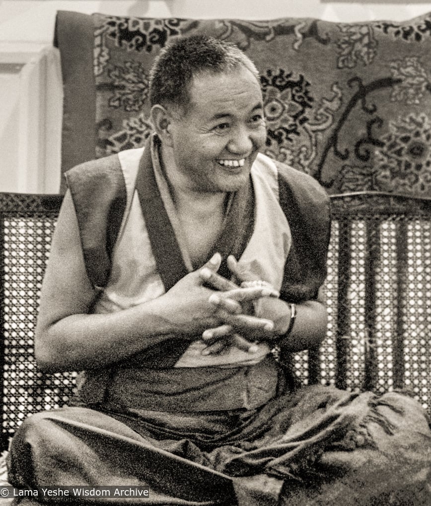 (25386_ng-3.psd) Lama Yeshe teachings  held in the October Gallery in Holborn, England, 1981.