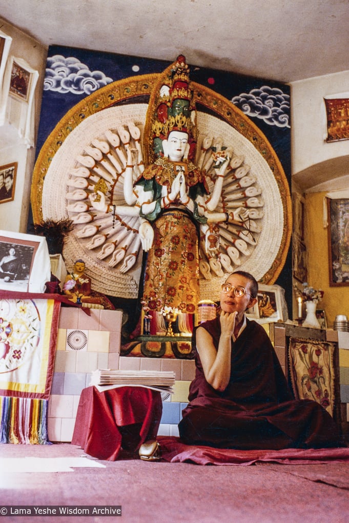 (26209_pr-3.psd) Ani Karin, Kopan Monastery, Nepal, mid-80s. Karin Valham (donor)