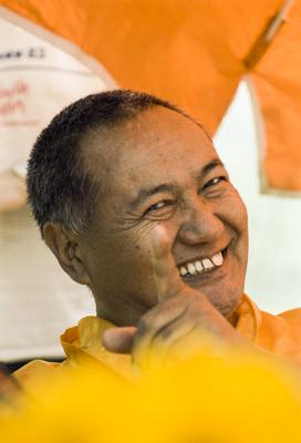 Lama Yeshe at Istituto Lama Tzong Khapa, Pomaia, Italy, January 1983. Photo: Dennis Heslop.