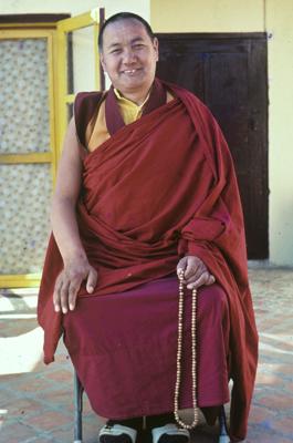 Lama Yeshe at Kopan Monastery, Kathmandu, Nepal 1982. Photo: Dan Laine.