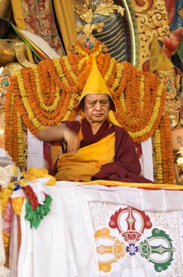 Long Life Puja for Rinpoche at Kopan Monastery, 2010. Photo: Mikk Tamme.