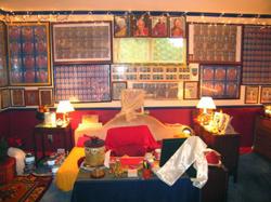 Lama Zopa Rinpoche's room at his house in Aptos.