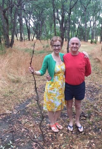 Wendy Cook and Nick Ribush in Ballarat, Australia, December 2016.