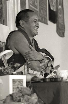 Lama Yeshe teaching, Manjushri Institute, England, 1976.