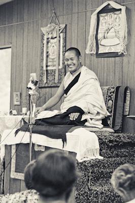 Click to view in our Image Gallery Lama Yeshe teaching at Lake Arrowhead, California, in 1975. Photo: Carol Royce-Wilder.
