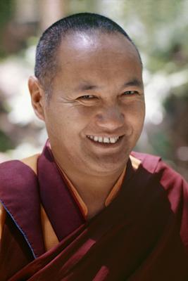 Lama Yeshe, Lake Arrowhead, 1975. Photo: Carol Royce-Wilder.