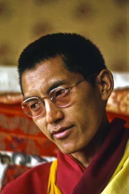 Lama Zopa Rinpoche teaching at the Seventh Kopan Meditation Course, Kopan Monastery, Nepal 1974. Photo: Wendy Finster. 