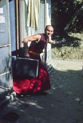 Nick Ribush at Tushita Retreat Centre, Dharamsala, India, 1975.