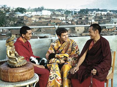 Click to view in our Image Gallery Chip Weitzner with Lama Zopa Rinpoche and Lama Yeshe, Nepal, 1969.