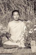 Lama Yeshe at the end of the first meditation course, Kopan Monastery, Nepal, 1971.