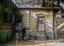 (15061_pr-3.psd) The door on the right is to Lama Yeshe's room in the old house at Kopan, 1969.