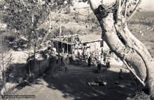 (15139_ng.psd) The construction of Kopan, first floor, rear view, 1972. Kopan Monastery, built in Nepal, is the first major teaching center founded by Lama Yeshe and Lama Zopa Rinpoche.