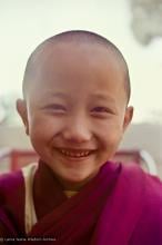 (15894_ng.psd) Yangsi Rinpoche, 1975. Kelsang Puntsog Rinpoche, the son of Lama Yeshe's old friend Jampa Trinley, was later recognized to be the reincarnation of Geshe Ngawang Gendun, one of Lama's teachers. In January 1975 he was enthroned at Kopan Monastery, Nepal, after which he became known to all as Yangsi Rinpoche.