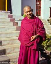 (22828_ng.psd) Lama Zopa Rinpoche at Kopan Monastery, Nepal, 1979. Ina Van Delden (photographer)