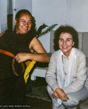 (39406_pr-3.psd) Lama Yeshe and Radmila Moacanin, Istituto Lama Tzong Khapa, Italy, 1983.