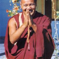 (00024_ud-3.jpg) Lama Yeshe, Tushita Retreat Centre, Dharamsala, India, 1973. Brian Beresford (photographer)