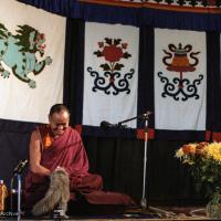 (04013_ng.JPG) Lama Yeshe teaching at Kosmos Centre, Amsterdam, 1979. Jan-Paul Kool (photographer)