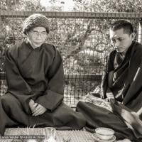 (06061_ng-3.psd) Thich Phuoc Huey with Lama Zopa Rinpoche, Queensland, Australia, 1980.