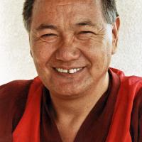 Click to view in our Image Gallery (07528_pr-2.psd) Portrait of Lama Yeshe, Geneva, Switzerland, 1983. Photos by Ueli Minder.
