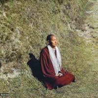 (10507_sl-6.psd) Lama Yeshe meditating, Kopan Monastery, 1971. Dan Howlett (photographer)