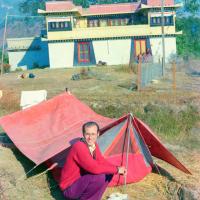 (12609_ng.jpg) Jon Landaw at Kopan Monastery, Nepal, 1973.