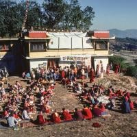 (12830_sl-3.tif) 11th Meditation course group course, Kopan Monastery, 1978.