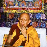 (13819_ud-3.psd) Tsenshab Serkong Rinpoche, Tushita Retreat Centre, Dharamsala, India, 1982. Dieter Kratzer (photographer)