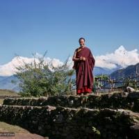 (15073_sl-2.psd) Lama Yeshe in Pokhara, west of Kathmandu. Photos by Max Mathews, 1970.