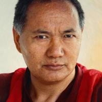 Click to view in our Image Gallery (15133_pr.psd) Portrait of Lama Yeshe, Geneva, Switzerland, 1983. Photos by Ueli Minder.