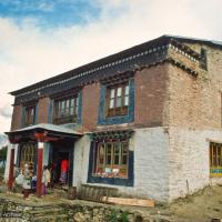 (15169_sl.psd) Lawudo Retreat Centre, Nepal,1972. Lawudo was the hermitage of the Lawudo Lama, the former incarnation of Lama Zopa Rinpoche.