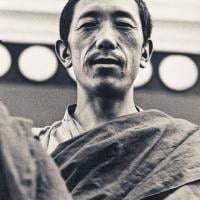 (15205_pr-3.psd) Lama Pasang Tsering at Kopan, ca 1973. He was one of Lama Yeshe's students from Buxa Duar who came to Kopan Monastery, Nepal in 1973 to help run the monastery and teach the Mount Everest Centre (MEC) children.