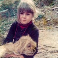 (15210_pr.tif) Zina Rachevsky's daughter Rhea. From photos taken in the spring of 1973 while Zina Rachevsky was on a long retreat at Thubten Choling, monastery of Trulshik Rinpoche in the lower Solu region of Solu Khumbu near Junbesi, Nepal. Zina died while on this retreat in August of 1973.