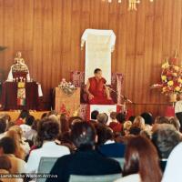 Click to view in our Image Gallery (15224_pr.psd) Lama Yeshe teaching in Geneva, Switzerland, 1983. Photos by Ueli Minder.