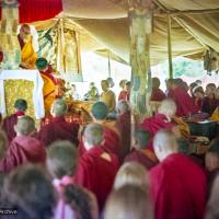 (15474_ng.psd) In April of 1974, H. H. Zong Rinpoche, a senior lama and teacher for Lama Yeshe, visited Kopan Monastery, Nepal, in time to give teachings during the last week of the Sixth Meditation Course.