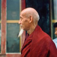 (15863_sl.tif) In April of 1974, H. H. Zong Rinpoche, a senior lama and teacher for Lama Yeshe, visited Kopan Monastery, Nepal, in time to give teachings during the last week of the Sixth Meditation Course.