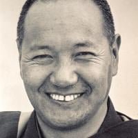 (15936_ng.psd) Portrait of Lama Yeshe, 1975. With the idea of commissioning a statue of Lama Yeshe, Mummy Max (Max Matthews) arranged for a series of shots taken just of his head from every angle, as well as photos of Lama in meditation posture. Photo taken on Saka Dawa (the celebration of Buddha's birth, enlightenment, and death) at Chenrezig Institute, Australia, 1975. Photo donated by Wendy Finster.