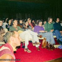 (15972_ng.tif) The audience at a public talk by Lama Yeshe (with Nick Ribush in the foreground left), Adyar Theater, Sydney, Australia, 8th of April, 1975.