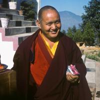 (16932_pr-3.psd) Lama Yeshe, Kopan Monastery, 1977.