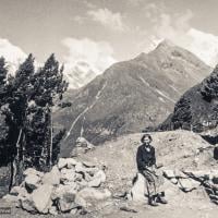 (17992_pr-3.jpg) Yeshe Khadro (Marie Obst), Lawudo Retreat Center, Nepal, 1973. Photo by Nick Ribush