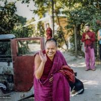 Lama Yeshe at the 13th Meditation Course, Kopan Monastery, 1980. Courtesy Dean Alper.