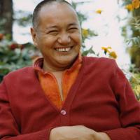 (22008_pr.tif) Lama Yeshe at Tushita Retreat Centre, Dharamsala, India, 1979.