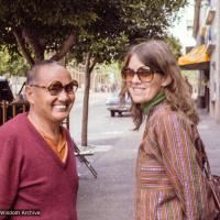 (22539_ng-3.tif) Lama Yeshe with Judy Weitzner, Berkeley, 1980.