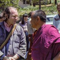 (22558_ng-3.jpg) Lama Yeshe with Jon Landaw, Grizzly Lodge, 1980.