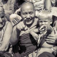 (23488_ng-3.psd) Lama Yeshe at Maitreya Institute, Bruchem, 1981. Ina Van Delden (photographer)