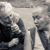 (24976_ng-3.jpg) Lama Yeshe with John Schwartz, Manjushri Institute, 1979. Robin Bath (photographer)