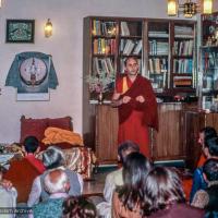 (30894_ud.jpg) Nick Ribush at Tushita Mahayana Meditation Centre (also called Tushita-Delhi), Shantiniketan, India, 1979.