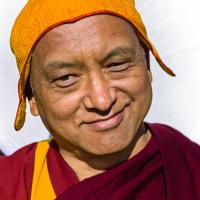 Click to view in our Image Gallery Lama Zopa Rinpoche, Taos, New Mexico, 1999. Photo: Lenny Foster