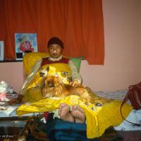 Click to view in our Image Gallery Lama Yeshe in Delhi shortly before he was brought to America for treatment of his heart condition. Photo by Lama Zopa Rinpoche.