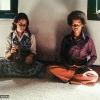 (36758_pr-3.psd) Jan Willis (Losang Chokyi) and Randy Solick, Kopan Monastery, 1972. Jan Willis (donor)